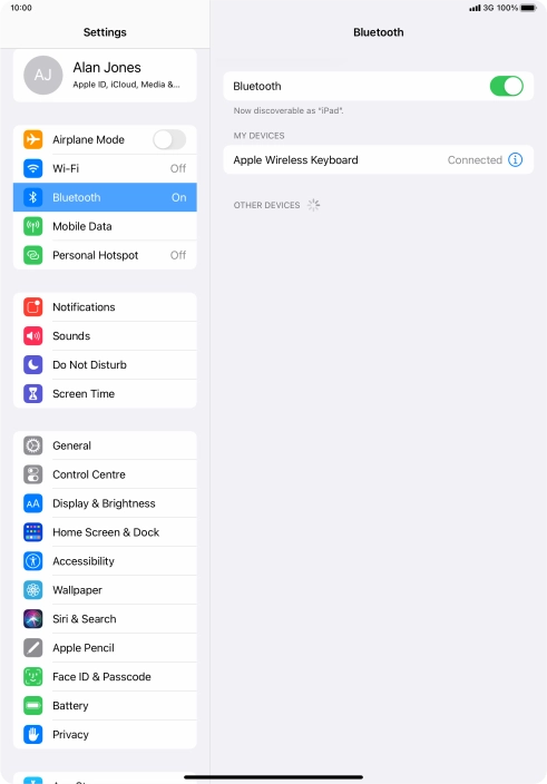 Slide your finger upwards starting from the bottom of the screen to return to the home screen.