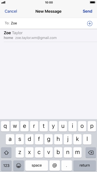 Press the required contact.