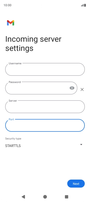 Press the drop down list below 