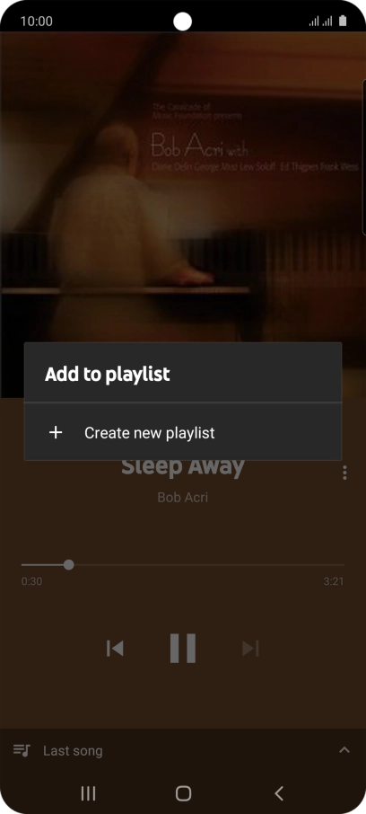 Press Create new playlist.