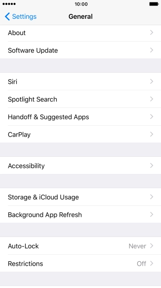 Press Software Update. If a new software version is available, it's displayed. Follow the instructions on the screen to update the phone software.