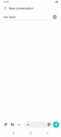 Press the attach picture icon.