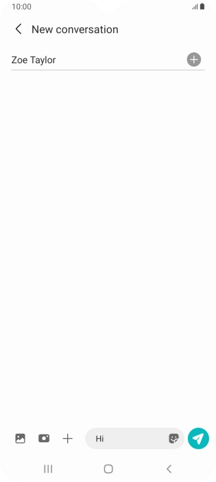 Press the attach picture icon.