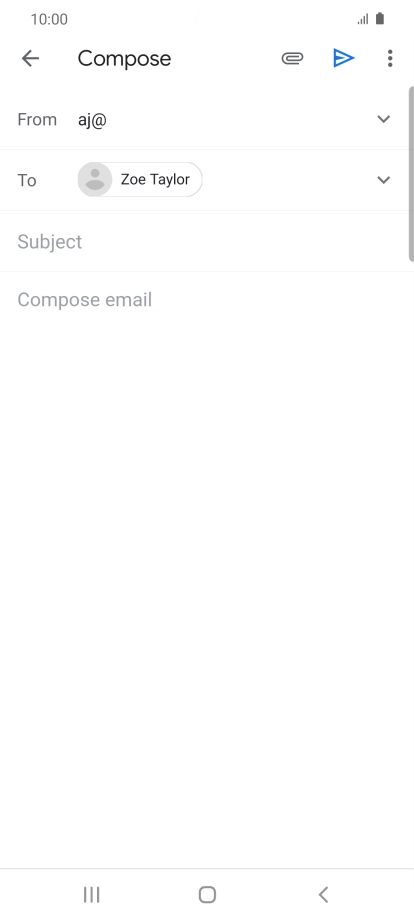 Press Subject and key in the required subject.