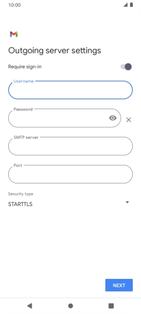 Press the field below 