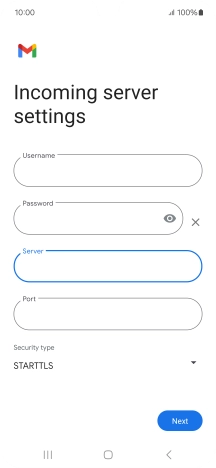 Press the field below 
