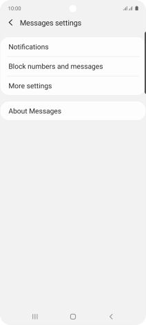 Press More settings.