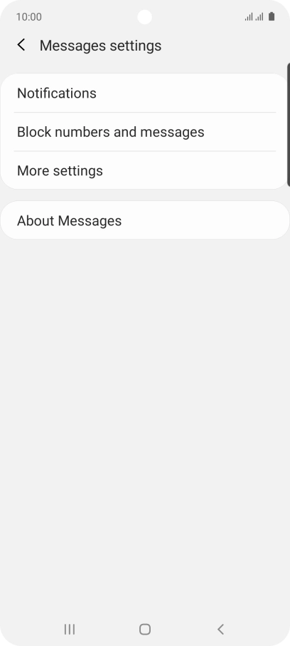 Press More settings.