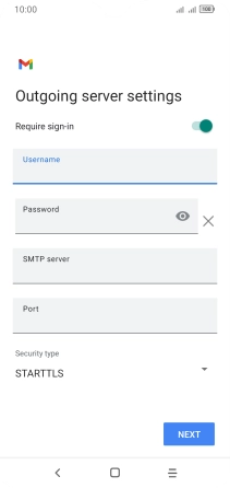 Press the field below 