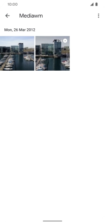 Press and hold any picture or video clip.