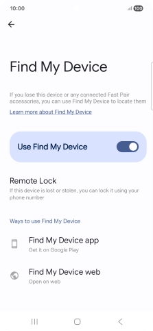 Press the Home key to return to the home screen.