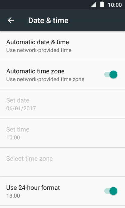 Press the Home key to return to the home screen.