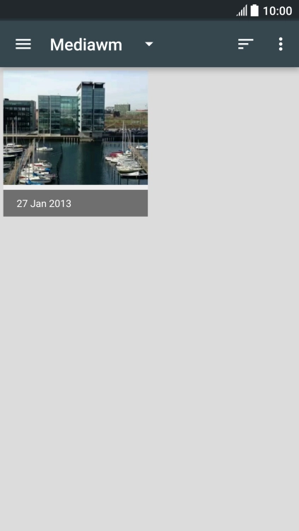 Press the required video clip.