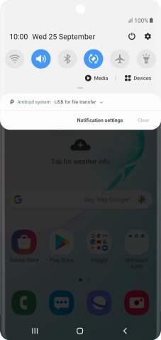 Press Android system.