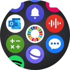 Press the email message icon.