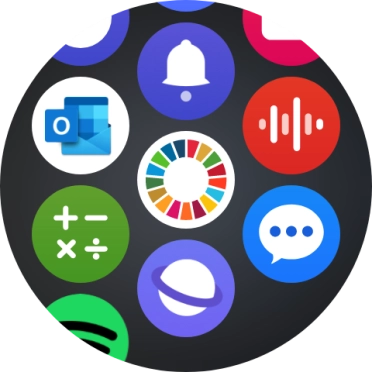 Press the email message icon.