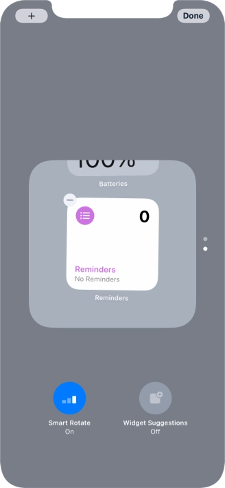 Press Smart Rotate to turn the function on or off.