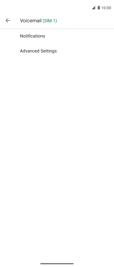 Press Advanced Settings.