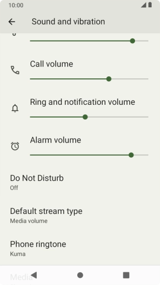 Press Phone ringtone.