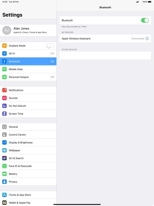 Slide your finger upwards starting from the bottom of the screen to return to the home screen.