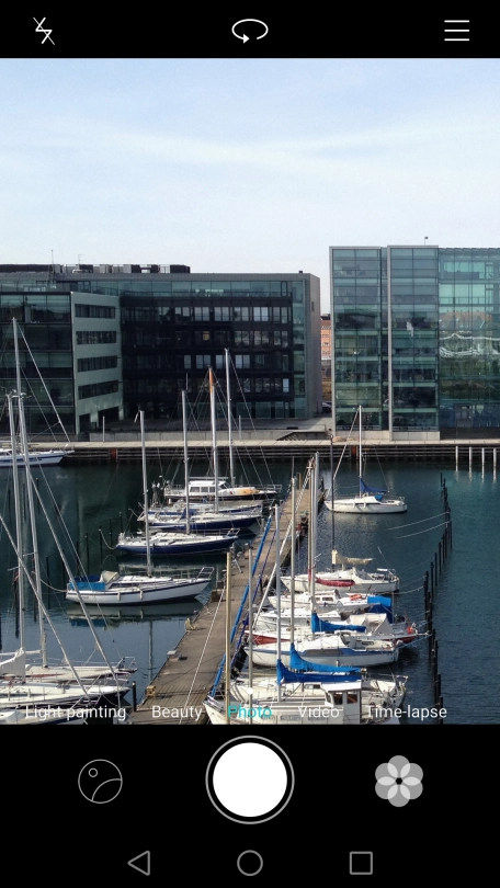 If the camera is turned on, press Video.