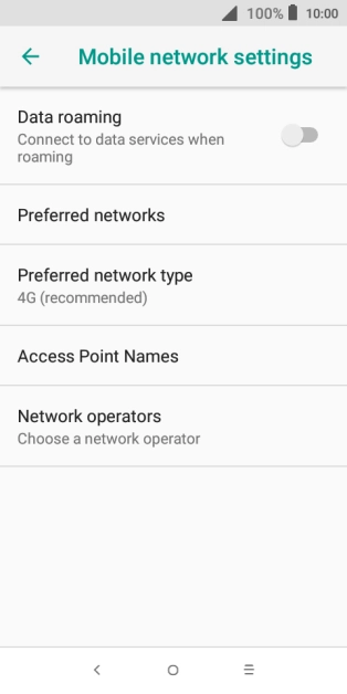 Press Access Point Names.