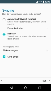 Press the drop down list below 