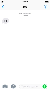 Press the Home key to return to the home screen.
