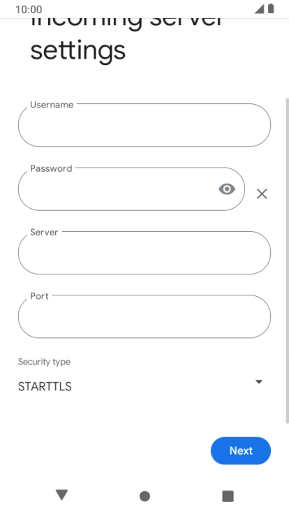 Press the field below 