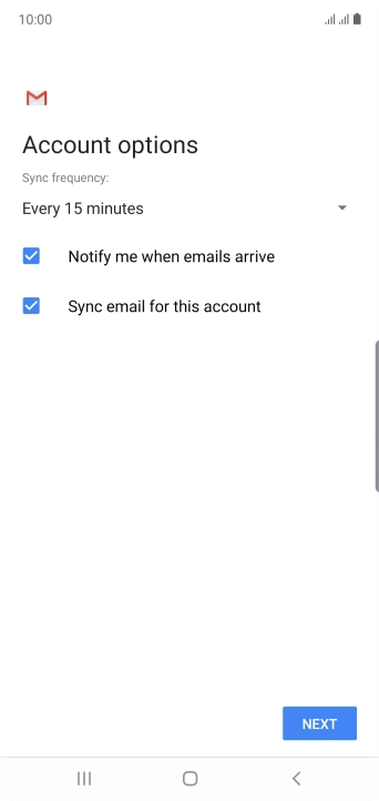 Press the drop down list below 