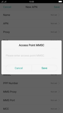 Key in http://pxt.vodafone.net.au/pxtsend and press Save.