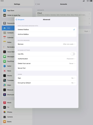 Press Authentication.