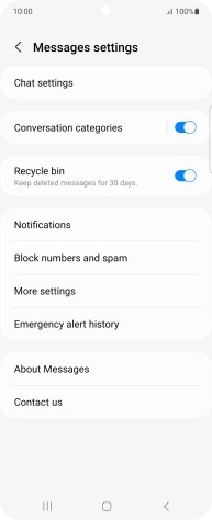 Press More settings.