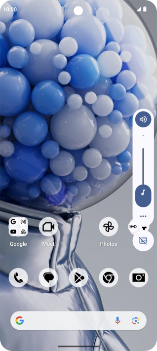 Press the sound mode icon.