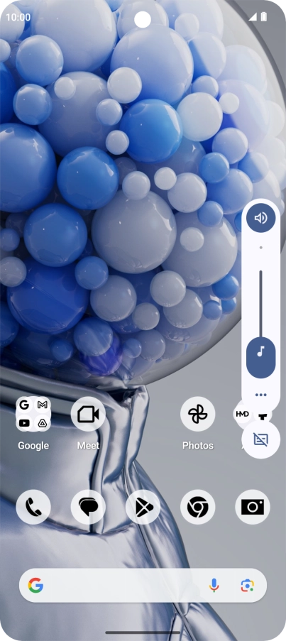 Press the sound mode icon.