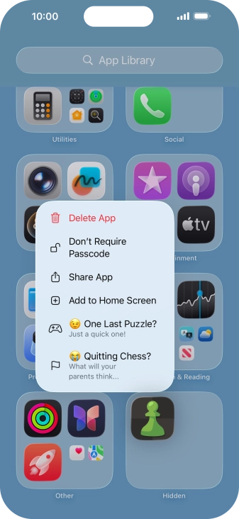 Press Don't Require Passcode.