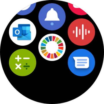 Press the email message icon.