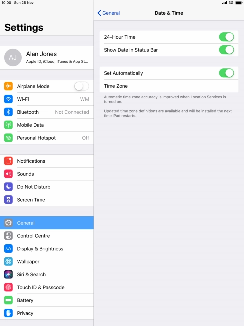 Press the Home key to return to the home screen.