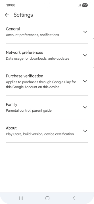 Press Network preferences.