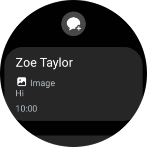 Press the required picture message.