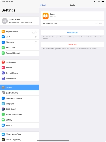 Slide your finger upwards starting from the bottom of the screen to return to the home screen.