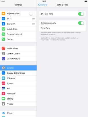 Press the Home key to return to the home screen.