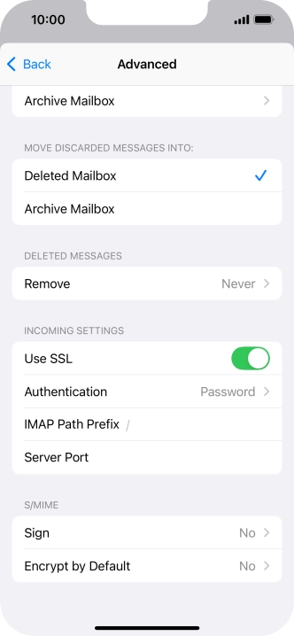 Press Authentication.