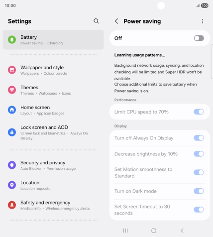 Press the indicator below 