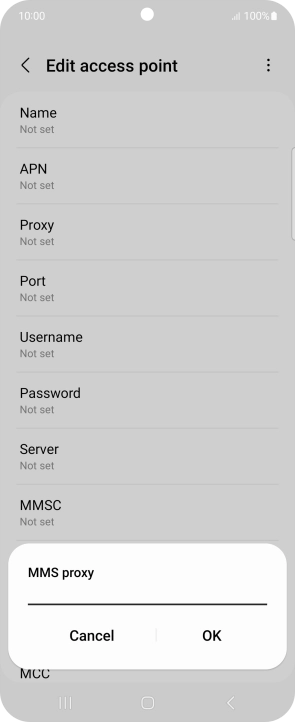 Key in 10.202.002.060 and press OK.