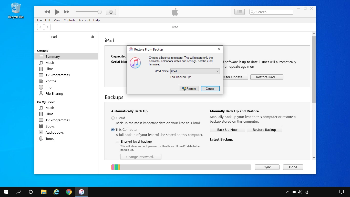 Click the drop down list next to 