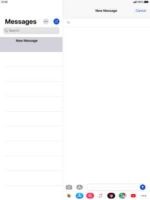 Press To: and key in the first letters of the recipient's name.