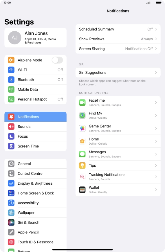 Press Scheduled Summary.
