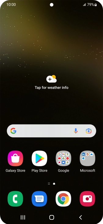 When the battery charging icon is displayed, the battery is charging.