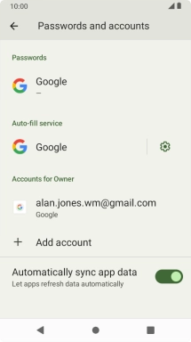 Press the Home key to return to the home screen.